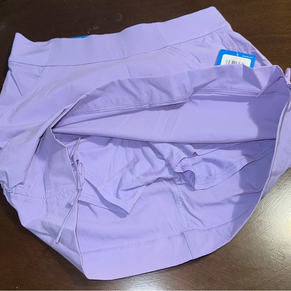 Columbia Light Purple adjustable sides Skort. NWT size M - Picture 5 of 9